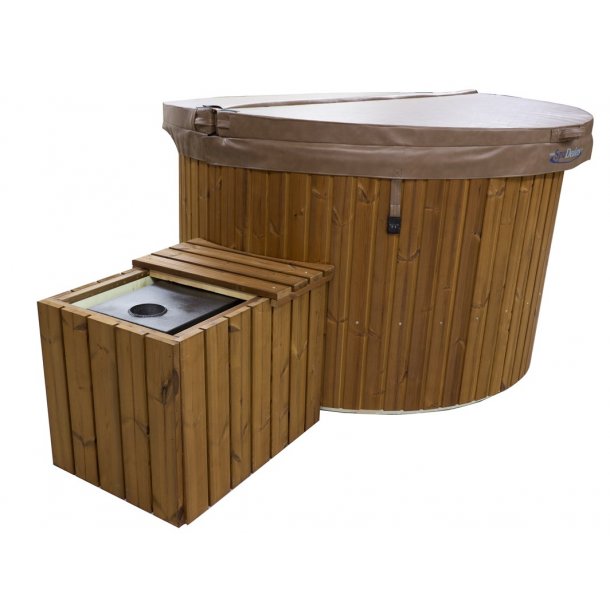 Isoleret trkasse Thermowood 110 cm brndeovn