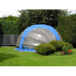 Mobil overdkning af Pool Rund  4,9 x H 2,2 m