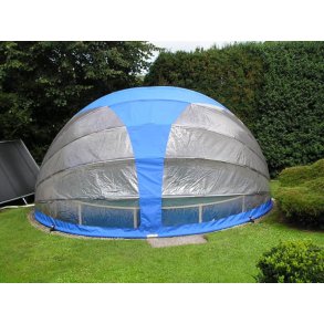 Mobil overdkning af Pool Rund  4,9 x H 2,2 m