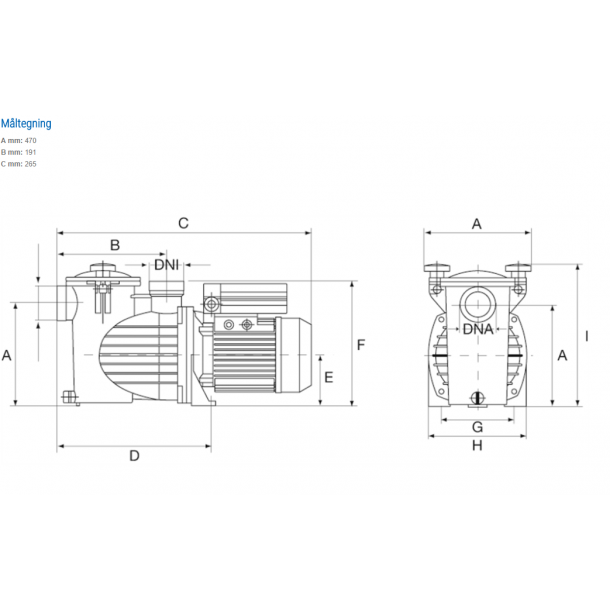 Saci Optima Poolpumpe Smart 230 V i 2 Strrelser