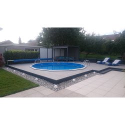 Stlvgs Pool Rund H 1,2 m uden Pumpe - 4 strrelser