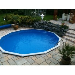 Stlvgs Pool Rund H 1,2 m uden Pumpe - 4 strrelser