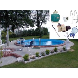 Rund Pool Pakke  5 m H 1,5m Komplet med udstyr