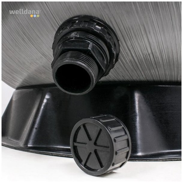 Sandfilter Glasfiber Sidemonteret 6-vejs Ventil - 3 Strrelser