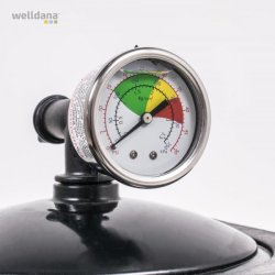 Sandfilter Glasfiber Sidemonteret 6-vejs Ventil - 3 Strrelser