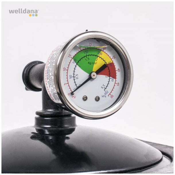 Sandfilter Glasfiber Sidemonteret 6-vejs Ventil - 3 Strrelser