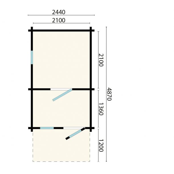 Sauna Hytte Eero - Skrtag med Elovn