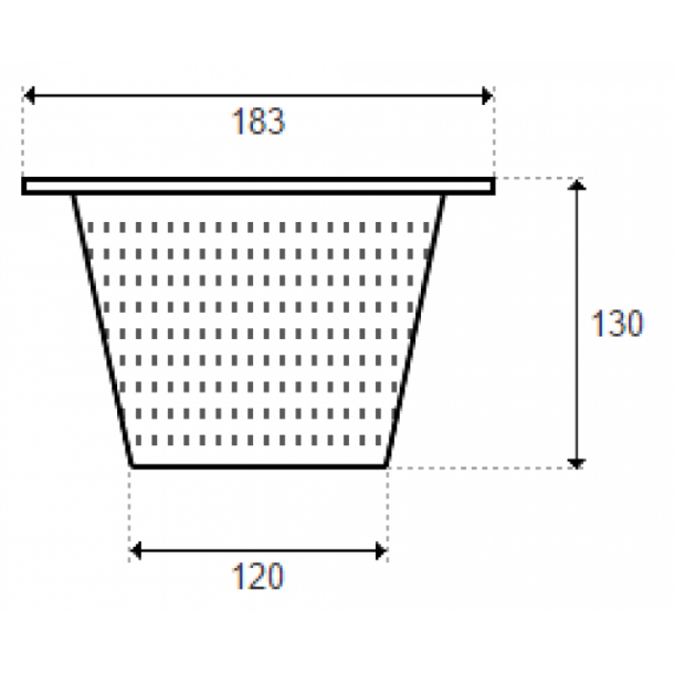 Skimmerkurv Hayward SKX16000C 18,3 cm H 13 cm