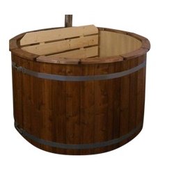 Topkant til vildmarksbad i grantr 160 cm