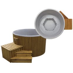 Udespa Topspa XS Grey Marble Topisoleret Wifi