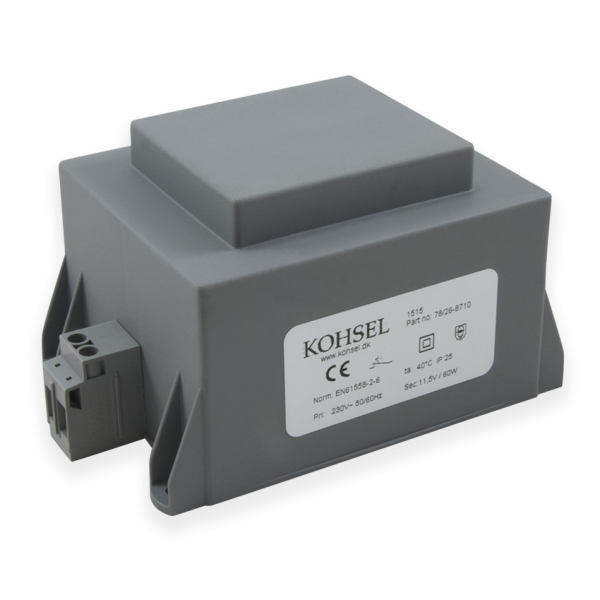 Transformateur LED 12VDC 60W/5A IP25