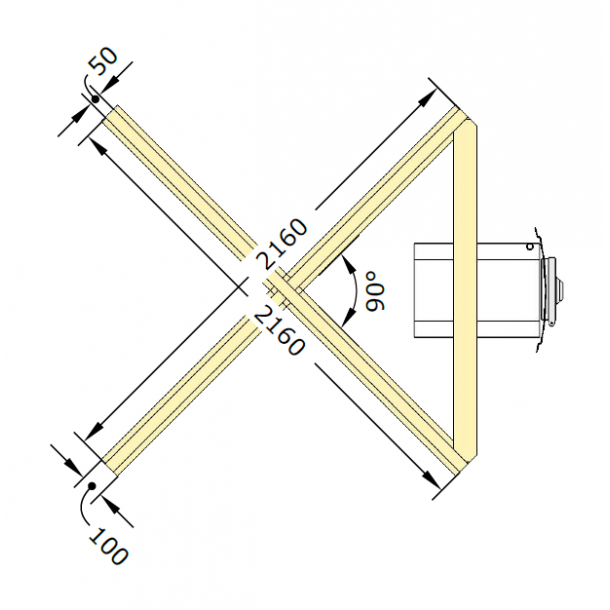 Vildmarksbad Deluxe XL Glasfiber-Thermowood Indbygget Ovn  2,3 m Fs 3 farver