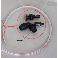 90 grader PVC sp�ndfitting til boble system 20 mm