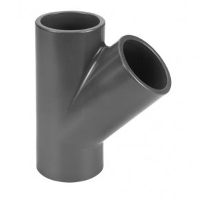 Y-fittings 50mm 45 PVC Lim/lim/lim