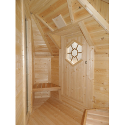 Kota Sauna Hytte med brndeovn 2 rum 9 m2