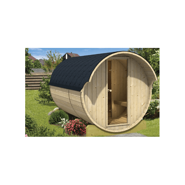 Sauna tnde 330 cm i grantr