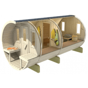 Sauna tnde 4 m i grantr 2 varianter