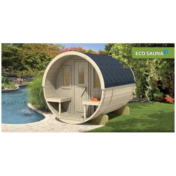 Sauna tnde 280 cm 4-6 personer 4 varianter