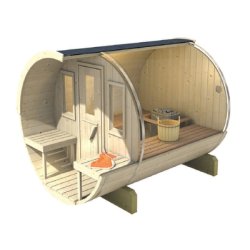 Sauna tnde 280 cm 4-6 personer 4 varianter