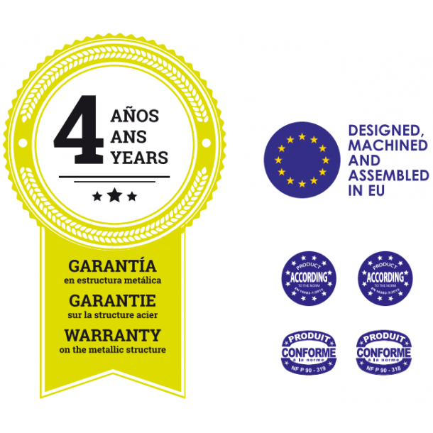 Oval Stlvgs pool Grafit uden pumpe H 1,2 m -2 strrelser