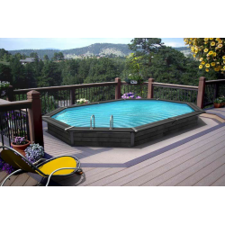 Komposit Tr Pool Oval H 1,24 m Fs i 3 strrelser