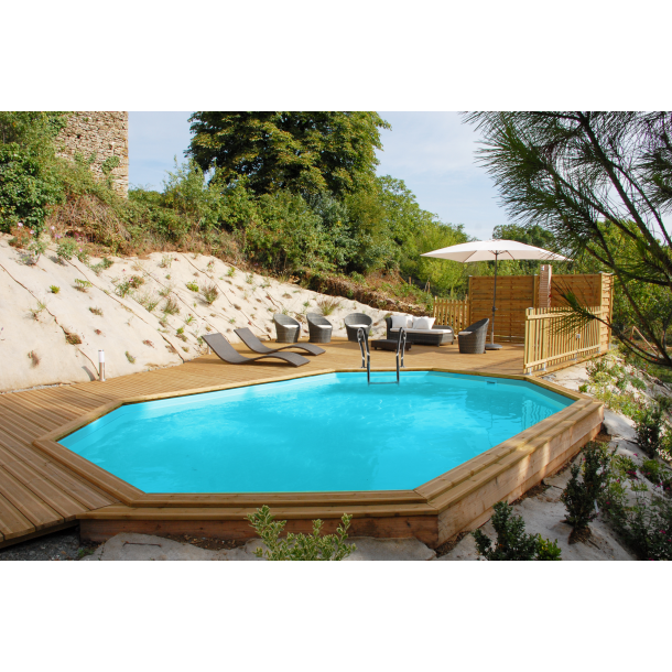 Trpool Oval - Omega Poolsystem - 2 strrelser