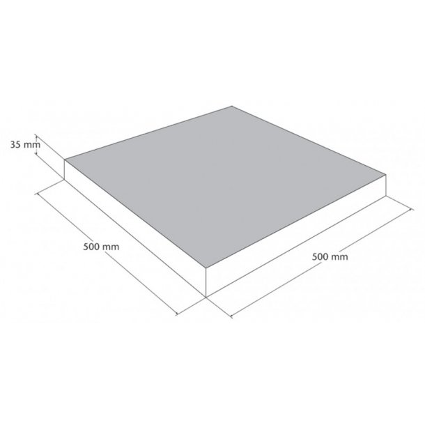 Sparta Belgningsfliser 500x500x35 mm