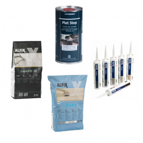 Oval Pool Natura Tilbehrspakke Kantfliser