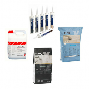 Rektangulr Pool Rustica Tilbehrspakke Kantfliser