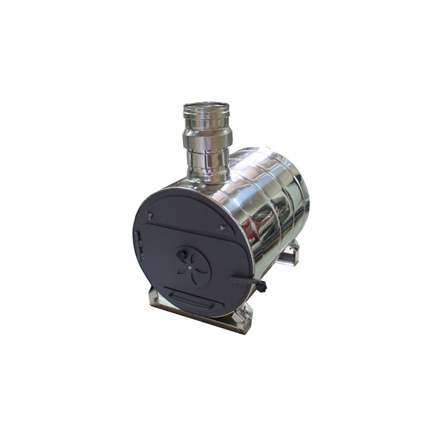 Vildmarksbad 180 cm Udvendig ovn Thermowood Saml selv