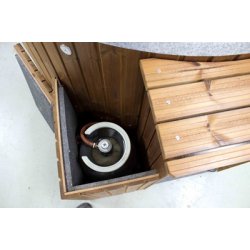 Citytub Vildmarksbad Arctic Gasovn Isoleret Black marple