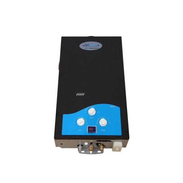 Gasovn St med Digital Termostat Styring inkl. tilslutningsst til Vildmarksbad 24 kW