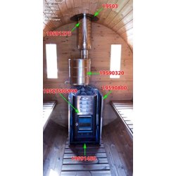 Vandtank 20l til saunaovn