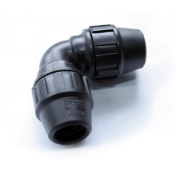 90 grader PVC sp�ndfitting til boble system 20 mm