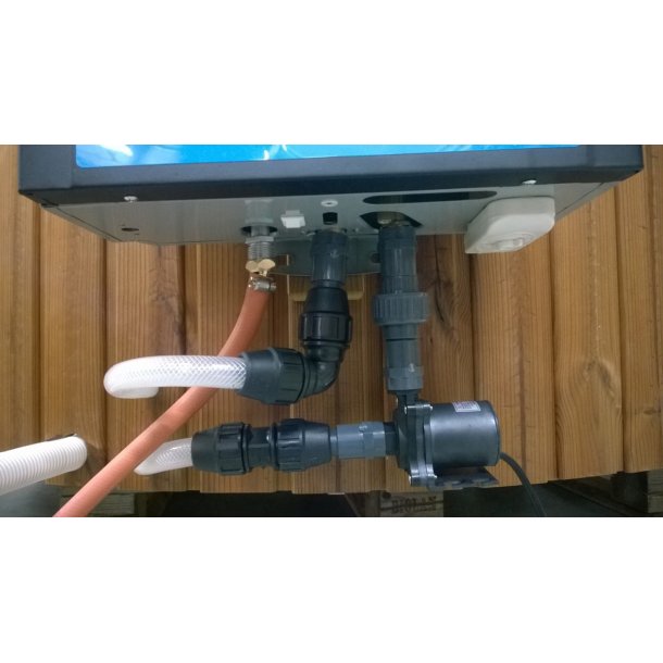 Vildmarksbad - Gasovn - 180 cm - Thermowood  - Saml selv