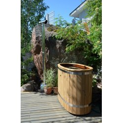 Vildmarksbad Relax Nordic - Plast coated - Oval - 2 personer - Saml selv