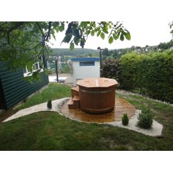 Vildmarksbad Thermowood Ø150 cm Udvendig Ovn  Saml selv