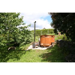 Vildmarksbad Spa Udvendig ovn Thermowood Saml selv