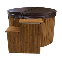 Citytub Vildmarksbad Arctic Gasovn Isoleret Dark Grey