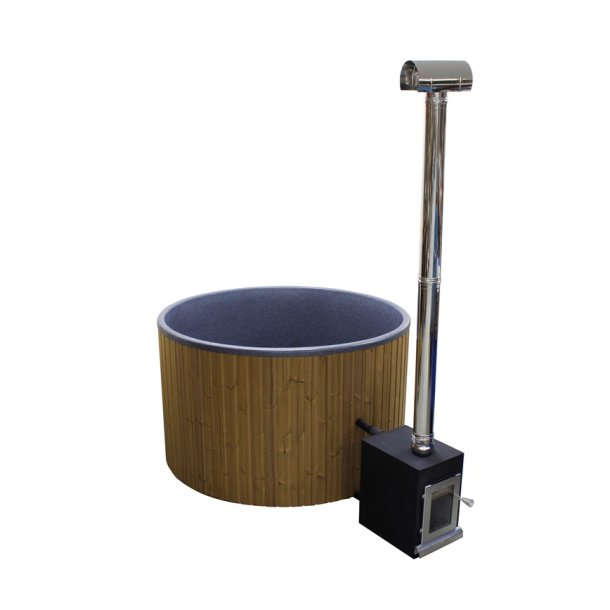 Vildmarksbad Finntub 30 kw Brndeovn Black marple
