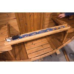 LED Belysning til liggende Tnde Sauna med 8 Leds