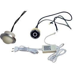 Sauna LED Lys Kuppel form med transformer og styring