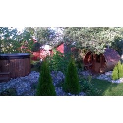 Sauna tnde Thermowood 350 cm Uden Ovn Saml Selv