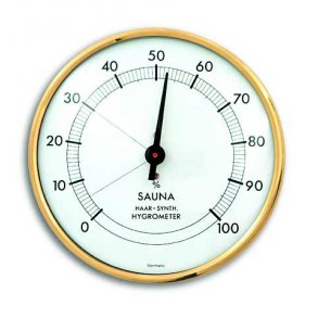 Sauna Hygrometer � 10,2 cm Metal