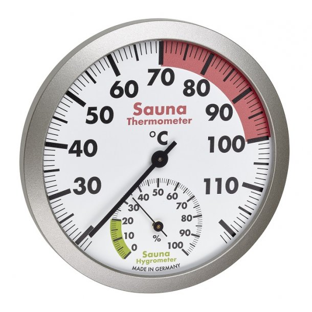 Sauna termometer - hygrometer  12 cm