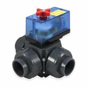 3-vejs motorventil 24 V til solfangerstyring