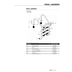 Skridsikker plade til trin p Pool stiger