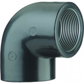 Pvc 90 grader vinkel lim/gevind