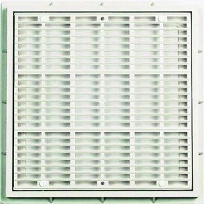 Bundudl�b kvadratisk hvid 25x25cm