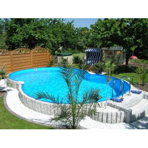 8-tal formet 1,2m dyb elba 0,8mm liner